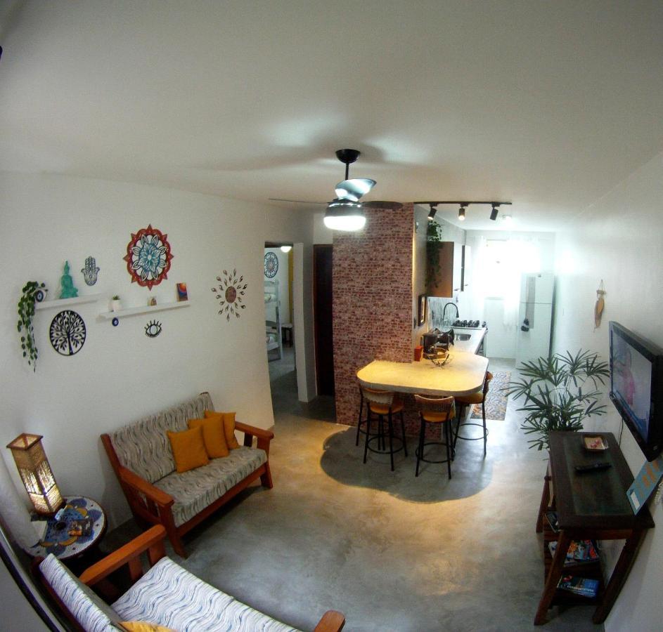 Apartamento Dona Frida Prainha Com Wifi Pe Na Areia Caraguatatuba Eksteriør billede